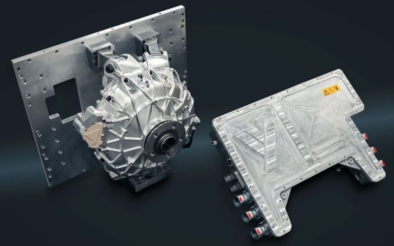 Mẫu động cơ điện tích hợp trong bánh xe