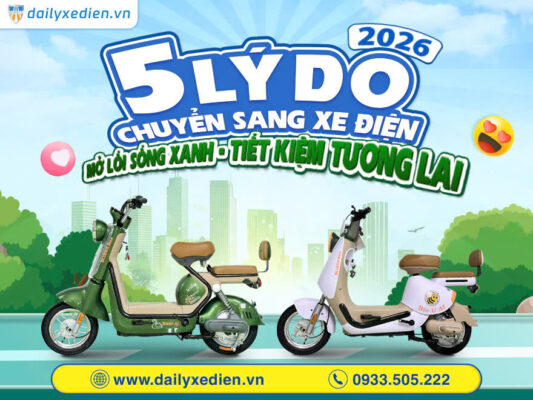 5 lý do nên chuyển sang xe điện trong năm 2026