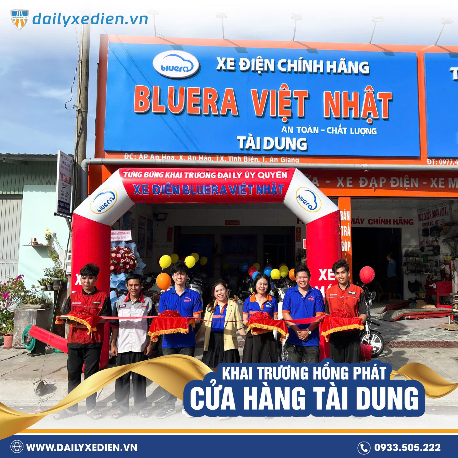 Khai Trương Xe Điện Tài Dung Tại Tịnh Biên, An Giang – Ưu Đãi Lớn