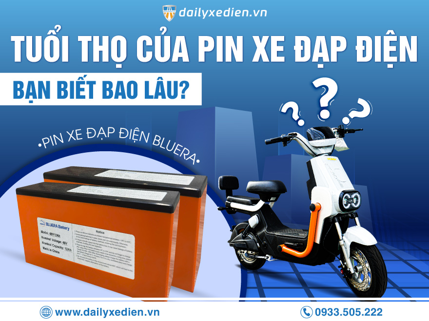 Tuổi thọ của pin xe đạp điện. Bạn biết bao lâu?