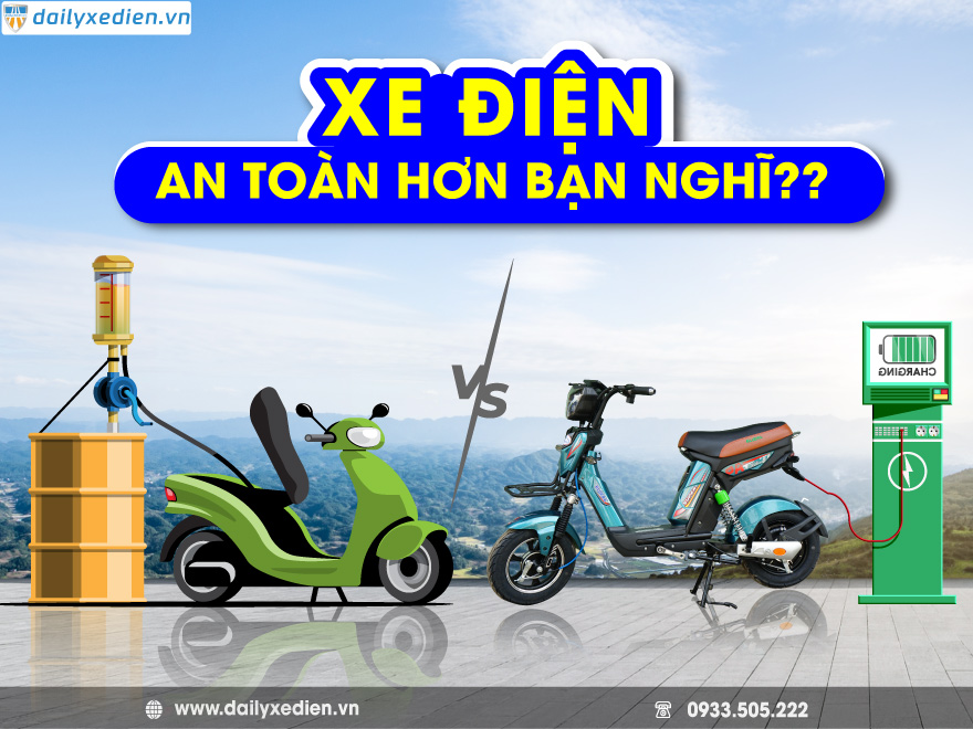 Xe Điện An Toàn Vượt Trội Xe Xăng Về Nguy Cơ Cháy Nổ