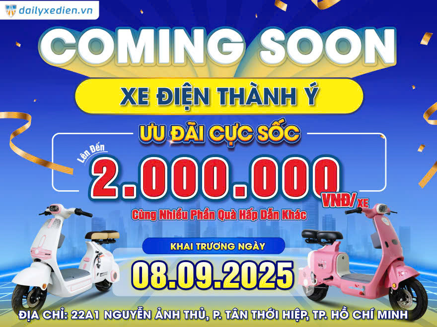 Coming Soon: Khai Trương Cửa Hàng Xe Điện Bluera Việt Nhật Chính Hãng Thành Ý Tại TP. Hồ Chí Minh