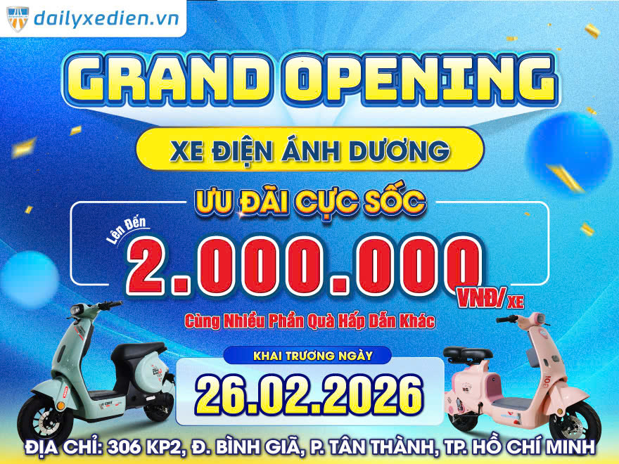 CHÍNH THỨC KHAI TRƯƠNG CỬA HÀNG XE ĐIỆN BLUERA VIỆT NHẬT ÁNH DƯƠNG TẠI TP. HỒ CHÍ MINH – TRẢI NGHIỆM XE ĐIỆN CHÍNH HÃNG, ƯU ĐÃI HẤP DẪN