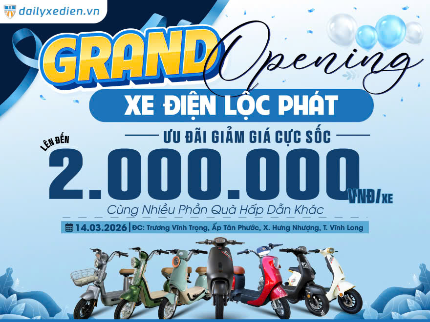 ĐẠI LÝ BLUERA VIỆT NHẬT LỘC PHÁT KHAI TRƯƠNG HỒNG PHÁT – NGẬP TRÀN ƯU ĐÃI VÀ CƠ HỘI SỞ HỮU XE ĐIỆN CHÍNH HÃNG TẠI VĨNH LONG