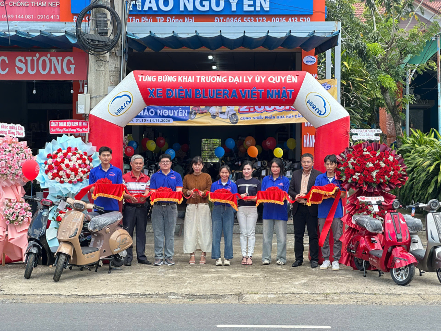 Khai trương cửa hàng xe điện Thảo Nguyên tại Đồng Nai
